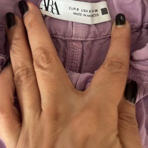 Zara Purple Shorts Size S